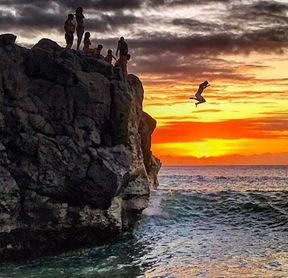 Waimea Bay Jump Rock